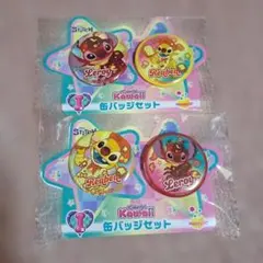 スティッチ ハッピーくじ HAPPYくじ リロイ ルーベン 缶バッジセット