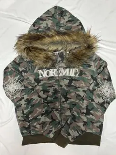 NOREMID 迷彩 ファーフード付きパーカー L NOREMID ノーリミッド ファージップパーカー ピンク Lサイズ - メルカリ