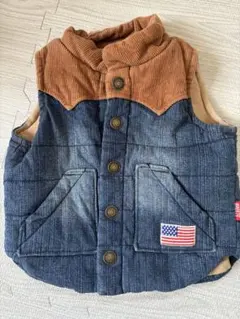 BREEZE デニムベスト 90サイズ