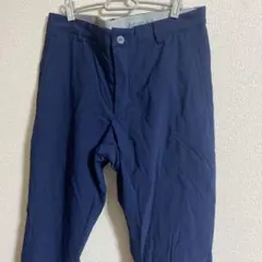 ADIDAS ネイビー スリムフィットパンツ