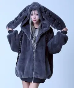 【最終値下げ】レフレム　うさ耳ファーパーカー REFLEM（レフレム）の「『REFLEM/レフレム』うさ耳BIGファー