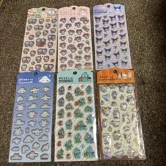 新品　キャンドゥ サンリオ ぷくっとシール 6点セット　正規品