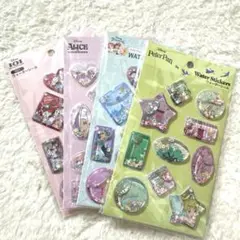 ☆ディズニーウォーターシール4点おまとめセット☆【新品・未開封】☆seria☆