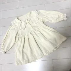 ワンピース　ホワイトベージュ　100cm 入園式