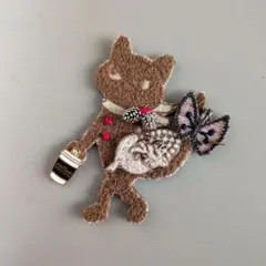 ⚠️専用　⑫58ミナペルホネン　ハンドメイド　ブローチアクセサリー ☆ハンドメイド☆ミナペルホネン好きにもオススメ※アクセサリー