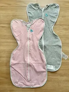 スワドルアップ　ベビースリーパー ピンク グレー 2色セット