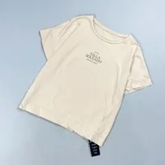 下げ札付き SIMPLICITE プリント半袖Tシャツ ベージュ F*GD920