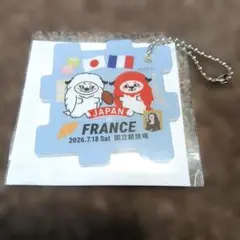 【非売品】ラグビー日本代表 vs フランス パズルキーホルダー