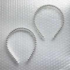 パールカチューシャ2個セット