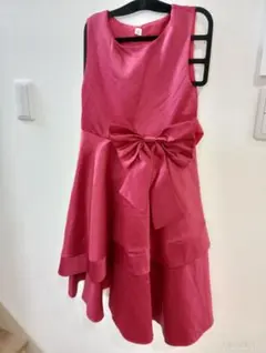 赤ドレス