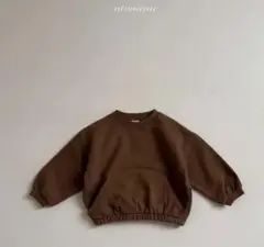 【新品未使用】atomone トレーナー ブラウン 韓国子供服