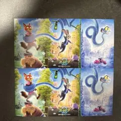 映画 ディズニー ズートピア２　特典 入場特典 ビジュアル パノラマボード　2枚