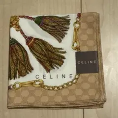 【新品未使用】大判　セリーヌハンカチ　50cm×50cm