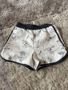 【新品タグなし】ROXY スヌーピー柄 ショートパンツ 100 ボードショーツ
