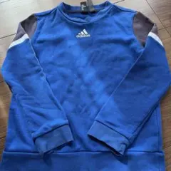 adidas トレーナー ブルー 130cm