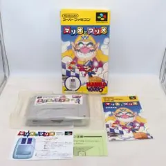 【SFC】マリオとワリオ 説明書/元箱有り