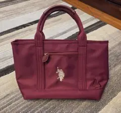 U.S. POLO ASSN.　ユーエスポロアッスン　ハンドバッグ　赤紫のサムネイル