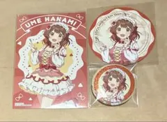 学マス Chugai Grace Cafe 佑芽　缶バッジ　ポストカード