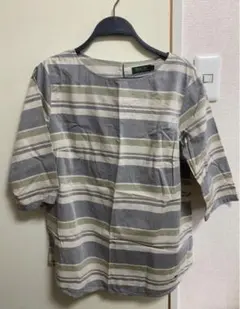 DECOY トップス　5分袖　ブラウス