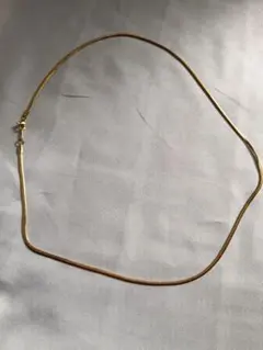 18kゴールドメッキ刻印入りステンレススチールチェーンネックレス