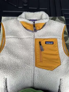 ꧁極美品꧂　パタゴニア　レトロX　ベスト　フリース　L　ペリカン　限定カラー パタゴニア レトロxベスト 2018年モデル ペリカン カーキ