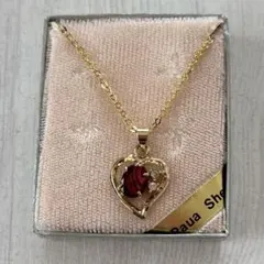 Paua Shell ハート型ネックレス