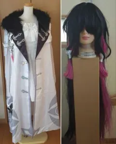 【ウィッグ付き】原神 ファデュイ執行官 少女 コロンビーナ コスプレ