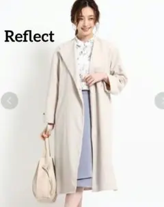 ワールドReflect　スプリングコート 撥水】ストレッチステンカラーコート（ステンカラーコート