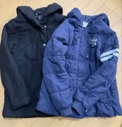 お得☆150cm ダウンジャケット2枚セット☆