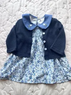 ワンピース 6〜9M 小花柄