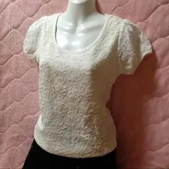 INGNI♡総レースパフ袖Tシャツ