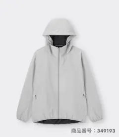 GU ウィンドプルーフシェルパーカ　L ライトグレー