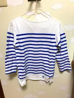 【ORCIVAL 定価12000円】ラッセルフレンチセーラーTシャツ WOMEN