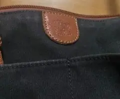 IL BISONTE　筒型バッグ　BLACK