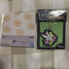 ムーミン & ティンカーベル ラバーチャームとミニキャンバスボードセット