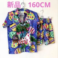 新品　キッズ　半袖シャツと半ズボンセットアップ