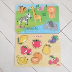 Woody World 動物木製パズル Togendoくだもの木製パズル