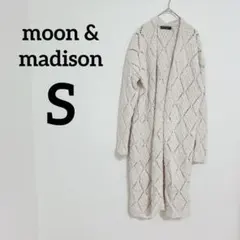 moon & madison 【S】アイボリー カーディガン 長袖 ロング丈
