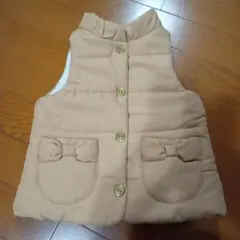 BREEZE ベージュ ダウンベスト