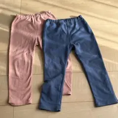 【匿名配送】無印良品　10分丈レギンス100㎝2枚