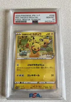 救助隊DXのピカチュウ　PSA10