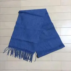 상태좋음 ⭐︎UNIQLO ユニクロ カシミヤ100％ マフラー ブルー 青