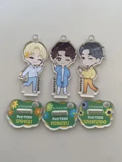 PetiTEEN アクスタ WOOZI WONWOO MINGYU 3点セット