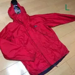 パタゴニア ナイロンジャケット 赤 L ヴィンテージ 古着
