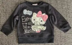 Hello Kitty トレーナー 80cm 黒