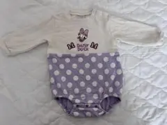 ディズニー バースデイ futafuta デイジー 長袖ロンパース 80