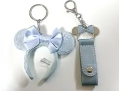 ディズニー　ブルーエバーアフター　カチューシャ型チャーム　カチューシャホルダー