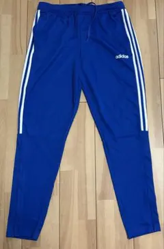 アディダス adidas ブルー 青 ジャージ かなり大きめ3XL