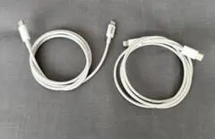 USB-C Lightningケーブル 2本セット ホワイト
