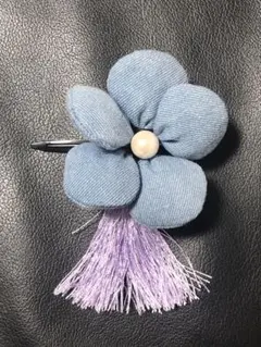 髪飾り　クリップ　初開封　花　房付き　ヘアアクセサリー　着物　和装　和洋折衷
